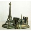 Mô Hình Bộ 3 Công Trình Kiến Trúc Nổi Tiếng Paris, Pháp